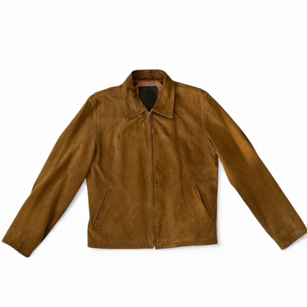 Woman's Tan Suede Stanford Jacket Size M